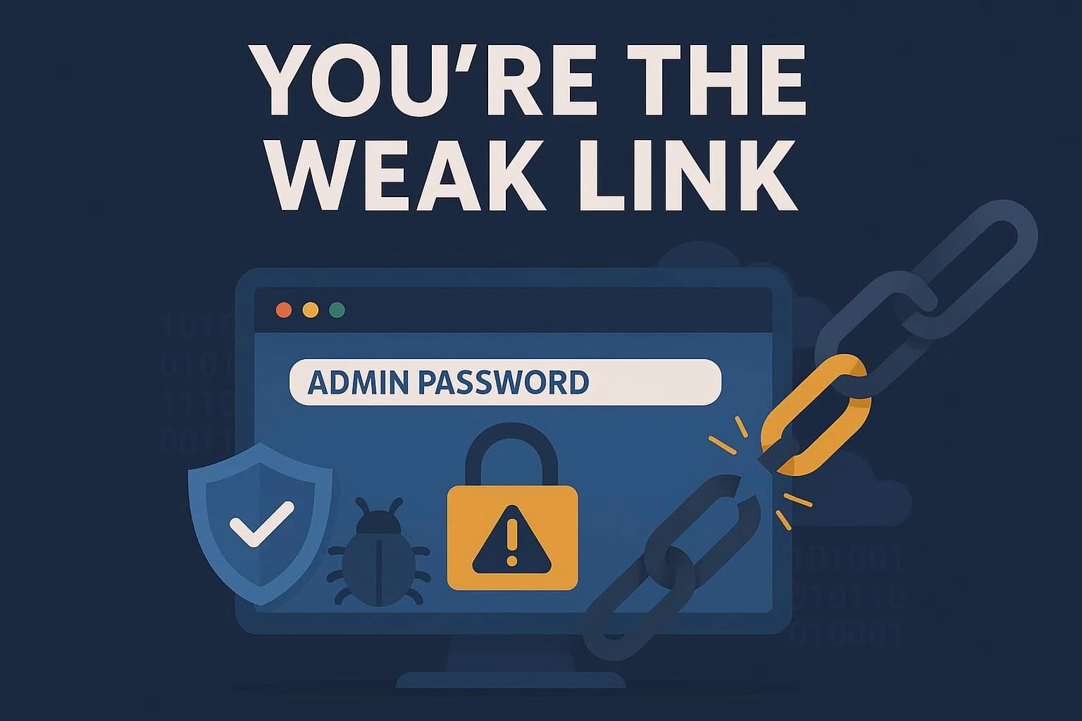No, It’s You. You’re the Weak Link.